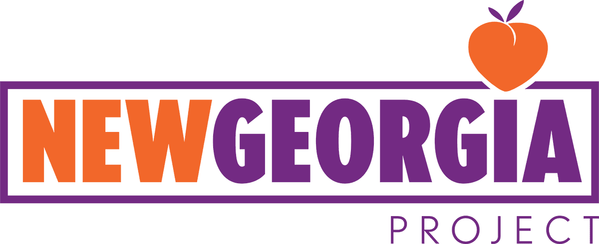 The purple and orange logo for New Georgia Project.